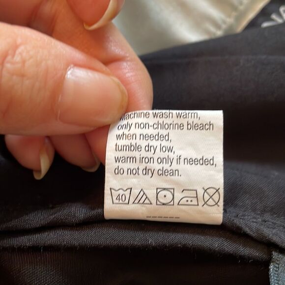 Nautica black cotton pleat front pants - Picture 8 of 8